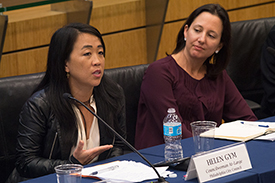 Philadelphia City Councilwoman Helen Gym and Alison Parker, Human Rights Watch